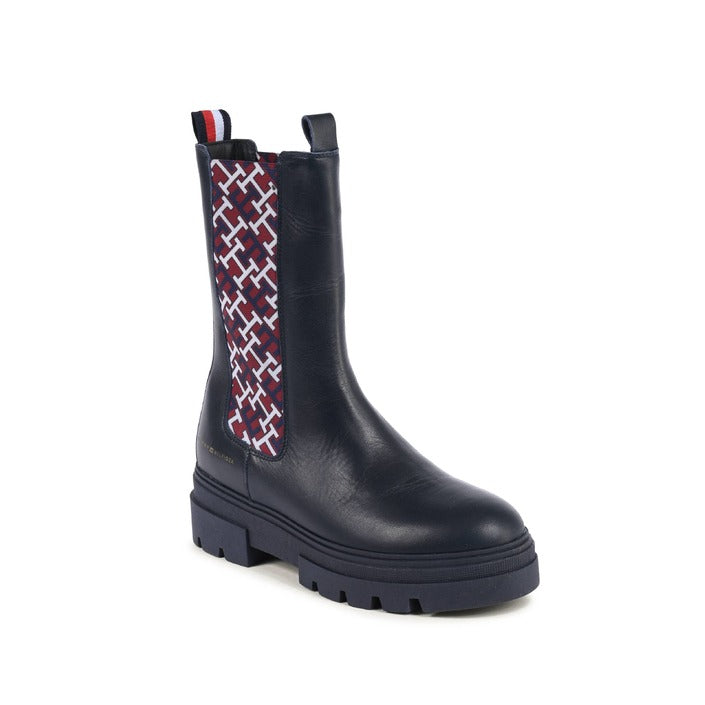 Tommy Hilfiger - Tommy Hilfiger Damen Stiefel BLAU FW0FW06872DW5