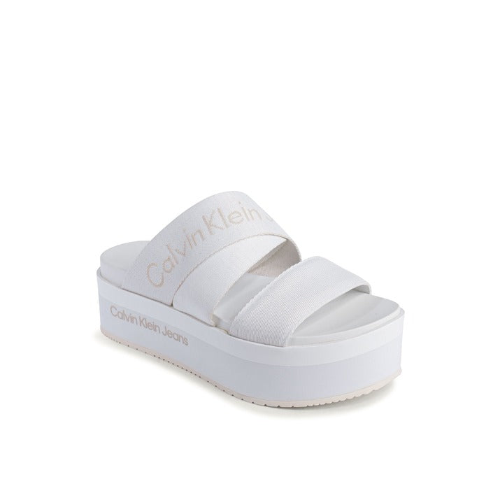 Calvin Klein - Calvin Klein Damen Sandale Weiß YW0YW01361YBR