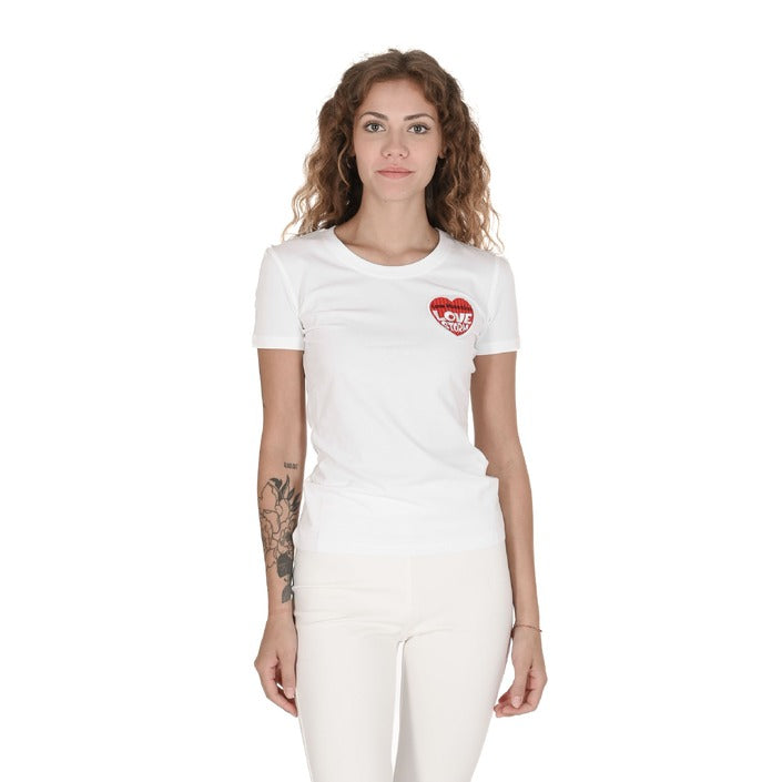 Love Moschino - Love Moschino Damen T-Shirt W 4 H19 80 E 1951 4120 MULTI