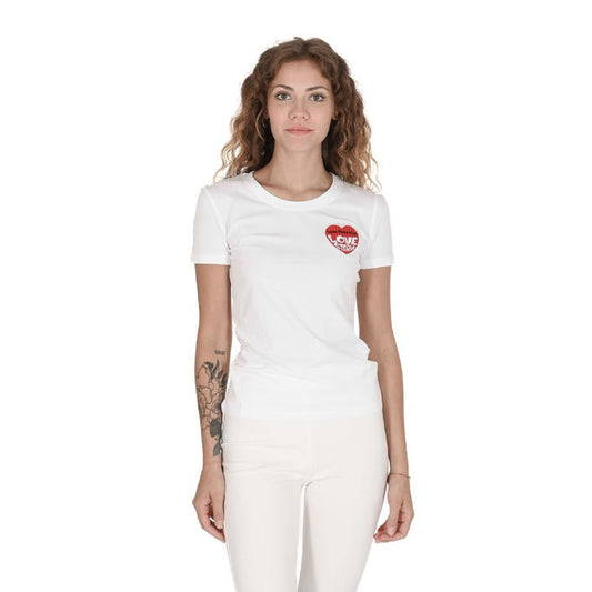 Love Moschino - Love Moschino Damen T-Shirt W 4 H19 80 E 1951 4120 MULTI