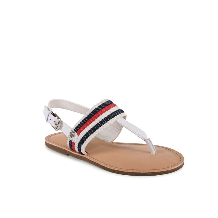 Tommy Hilfiger - Tommy Hilfiger Damen Sandale Weiß FW0FW06988YBL