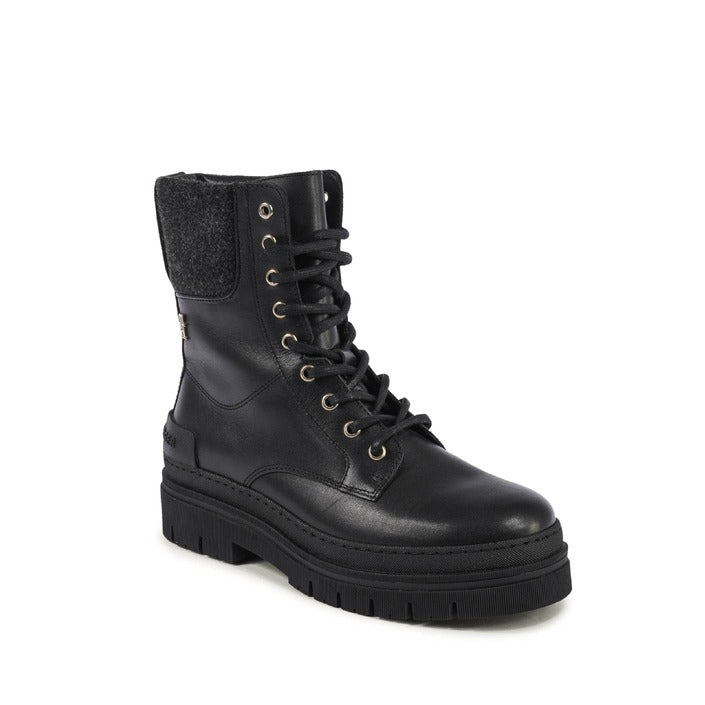 Tommy Hilfiger - Tommy Hilfiger Damen Stiefel SCHWARZ FW0FW07500BDS