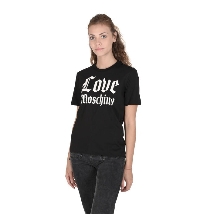 Love Moschino - Love Moschino Damen T-Shirt W 4 H06 33 M 3876 C74 BLACK