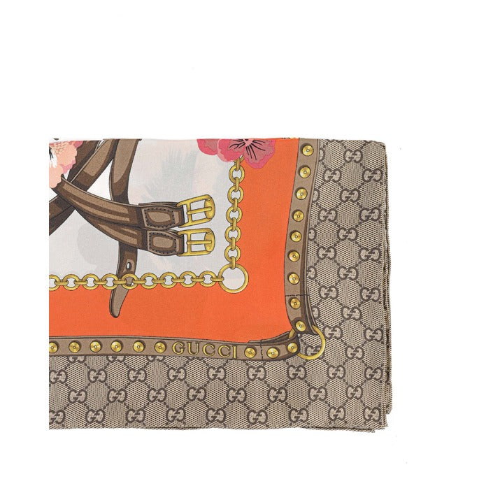 Gucci - Gucci Original GG Schal 100% Seide 508796 3G001 7572
