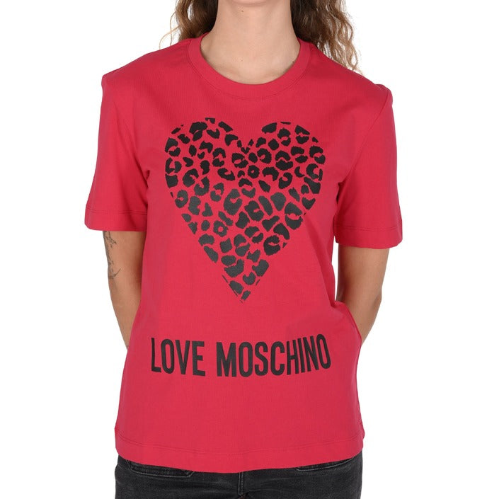 Love Moschino - Love Moschino Damen T-Shirt W 4 H06 27 M 3876 P23 RED