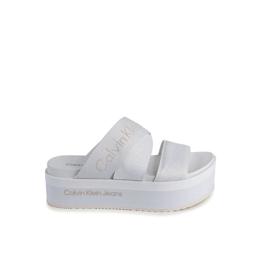 Calvin Klein - Calvin Klein Damen Sandale Weiß YW0YW01361YBR
