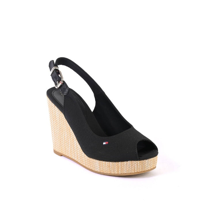 Tommy Hilfiger - Tommy Hilfiger Damen Sandale Schwarz FW0FW04789BDS