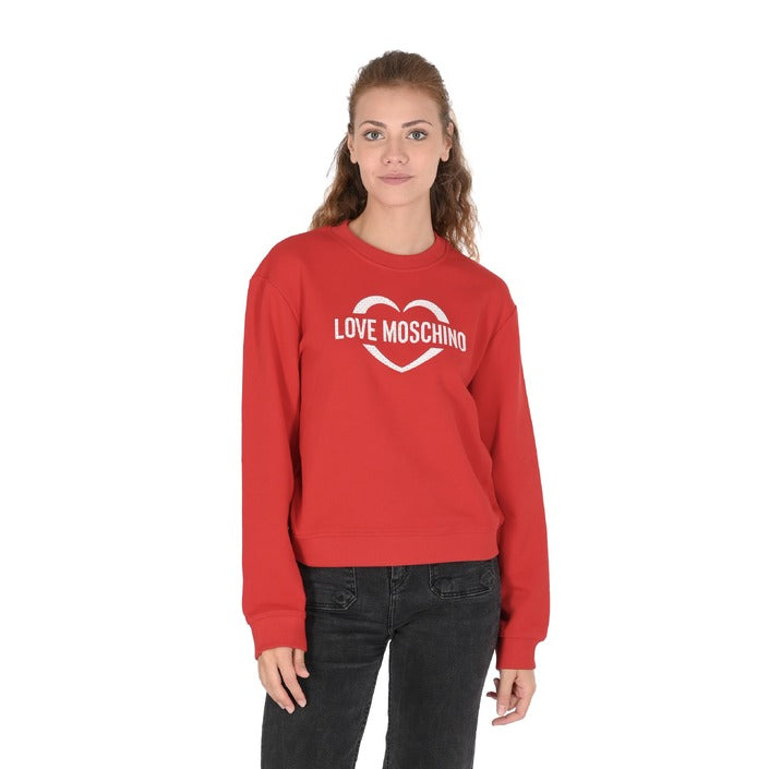 Love Moschino - Love Moschino Damen Sweatshirt W 6 306 55 M 4055 O97 RED