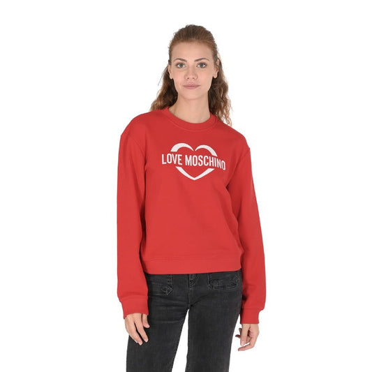 Love Moschino - Love Moschino Damen Sweatshirt W 6 306 55 M 4055 O97 RED