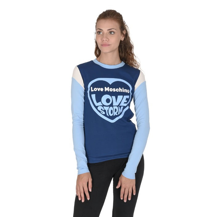 Love Moschino - Love Moschino Damen T-Shirt W 4 H74 01 E 1951 4054 MULTI