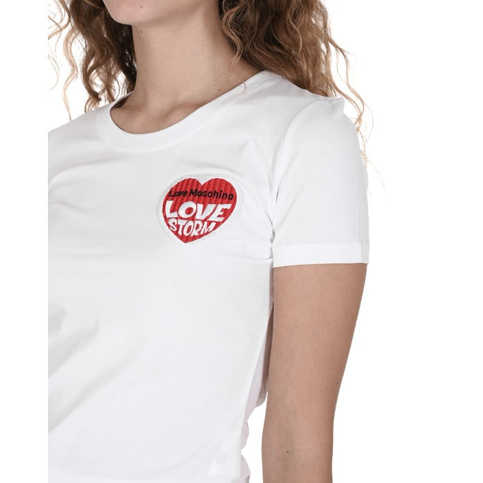 Love Moschino - Love Moschino Damen T-Shirt W 4 H19 80 E 1951 4120 MULTI