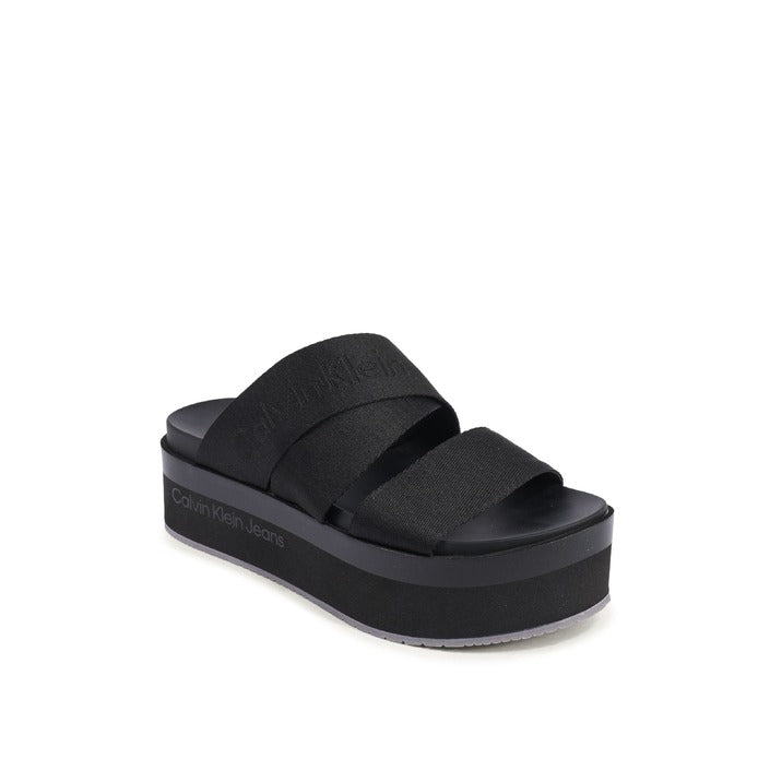 Calvin Klein - Calvin Klein Damen Sandalen SCHWARZ YW0YW013610GT