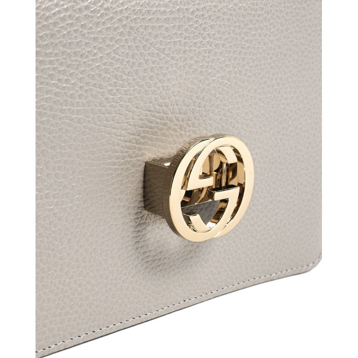 Gucci - Gucci Ledertasche mit Kette und Eingewebtem Logo 510304 CAO0G 1226