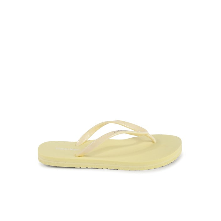 Calvin Klein - Calvin Klein Damen Flip Flops GELB HW0HW02043ZCW