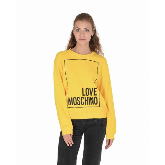 Love Moschino Damen Sweatshirt W 6 306 47 M 4055 I60 YELLOW