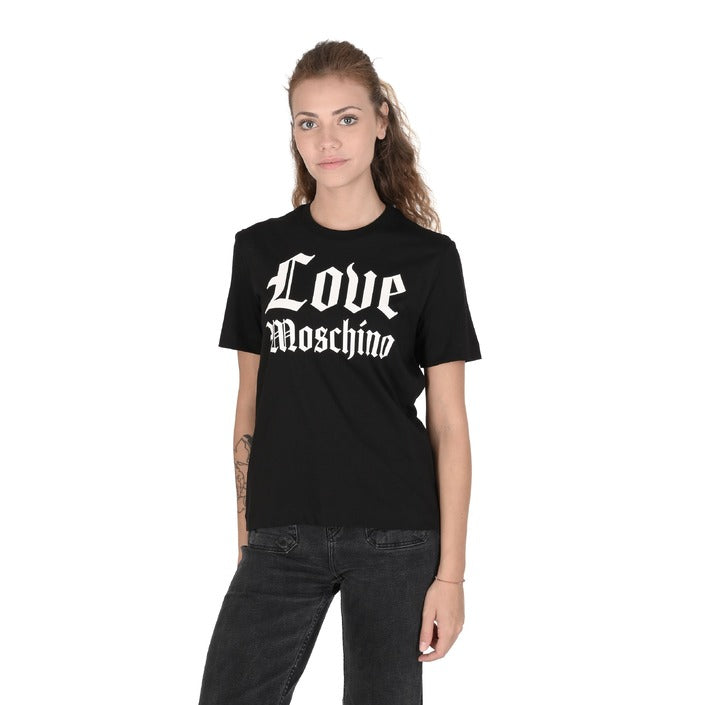 Love Moschino - Love Moschino Damen T-Shirt W 4 H06 33 M 3876 C74 BLACK