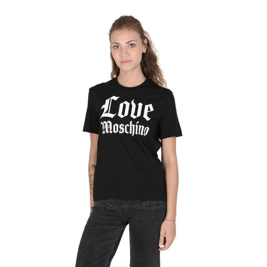Love Moschino - Love Moschino Damen T-Shirt W 4 H06 33 M 3876 C74 BLACK