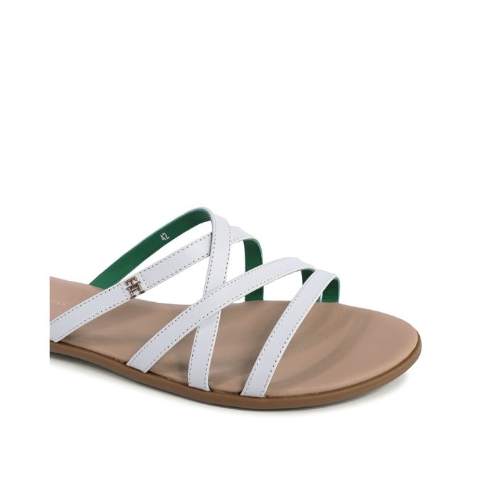 Tommy Hilfiger - Tommy Hilfiger Damen Sandale Weiß FW0FW08067YBL