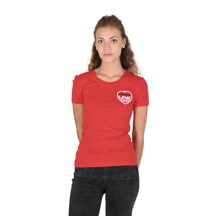 Love Moschino - Love Moschino Damen T-Shirt W 4 H19 80 E 1951 O97 RED