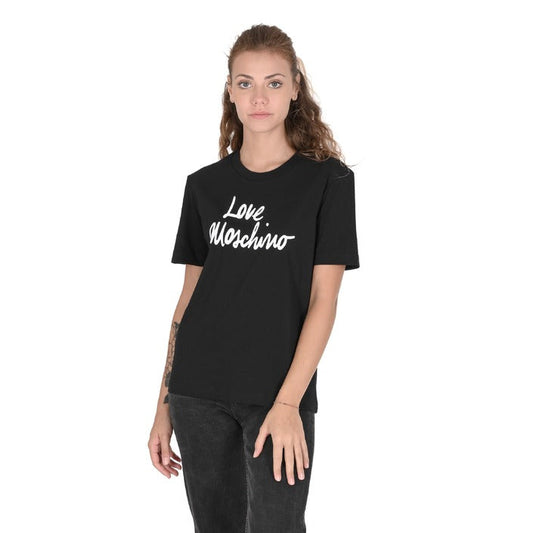 Love Moschino - Love Moschino Damen T-Shirt W 4 H06 18 M 3876 C74 BLACK
