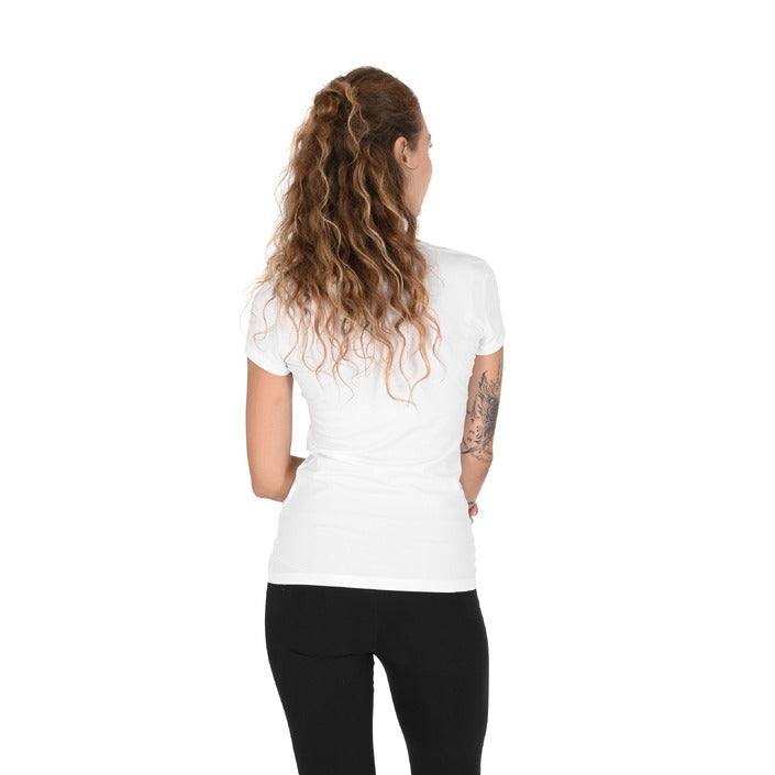 Love Moschino - Love Moschino Damen T-Shirt W 4 B19 4Z E 2065 A00 OPTICAL WHITE