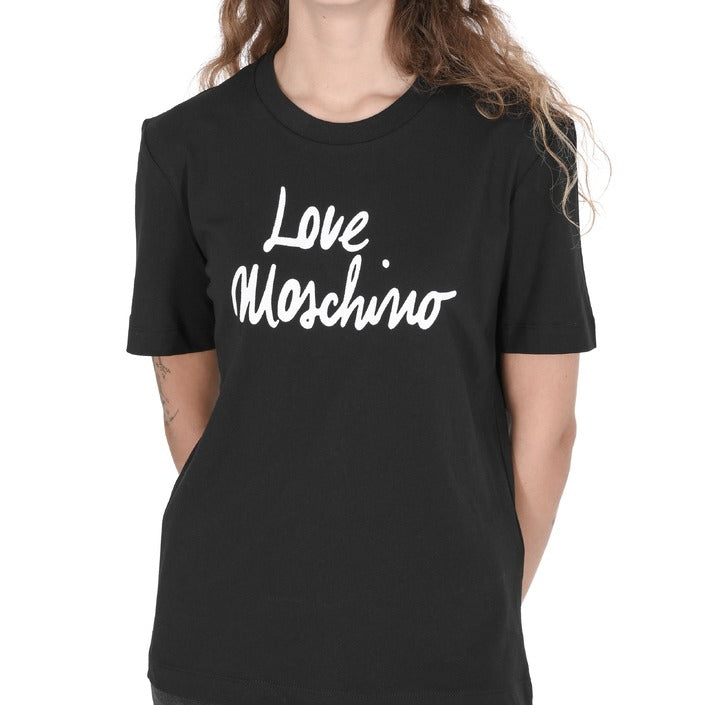 Love Moschino - Love Moschino Damen T-Shirt W 4 H06 18 M 3876 C74 BLACK