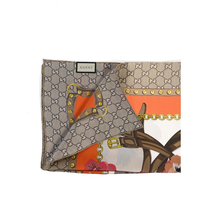 Gucci - Gucci Original GG Schal 100% Seide 508796 3G001 7572