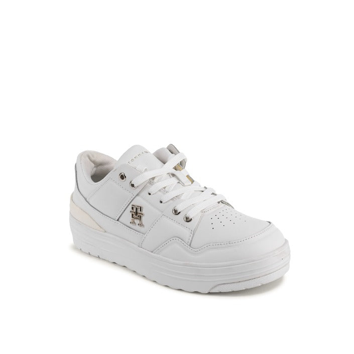 Tommy Hilfiger - Tommy Hilfiger Damen Sneaker Weiß FW0FW07756YBL