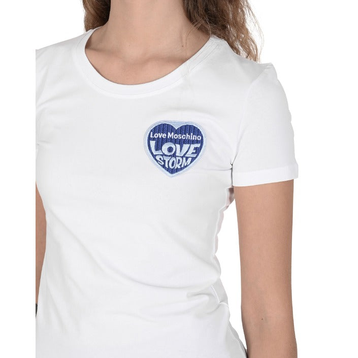 Love Moschino - Love Moschino Damen T-Shirt W 4 H19 80 E 1951 4119 MULTI