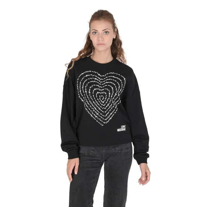 Love Moschino - Love Moschino Damen Sweatshirt W 6 431 02 M 4055 C74 BLACK