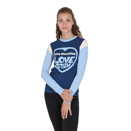 Love Moschino - Love Moschino Damen T-Shirt W 4 H74 01 E 1951 4054 MULTI