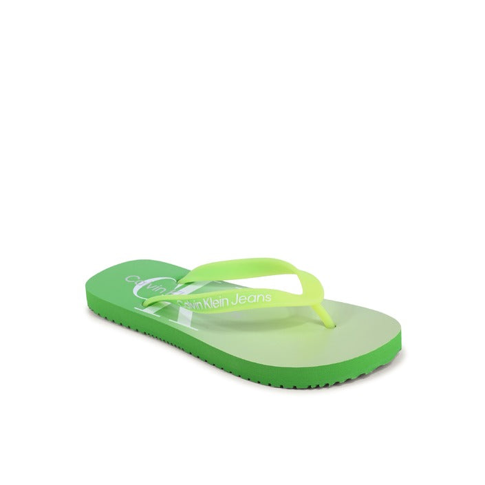 Calvin Klein - Calvin Klein Damen Flip Flops GRÜN YW0YW0140102H