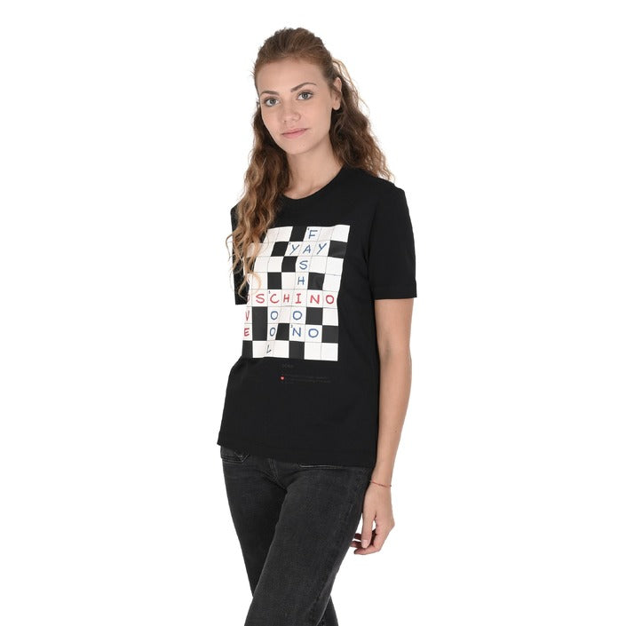 Love Moschino - Love Moschino Damen T-Shirt W 4 H06 17 M 3876 C74 BLACK