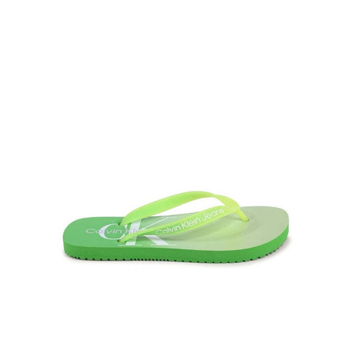 Calvin Klein - Calvin Klein Damen Flip Flops GRÜN YW0YW0140102H
