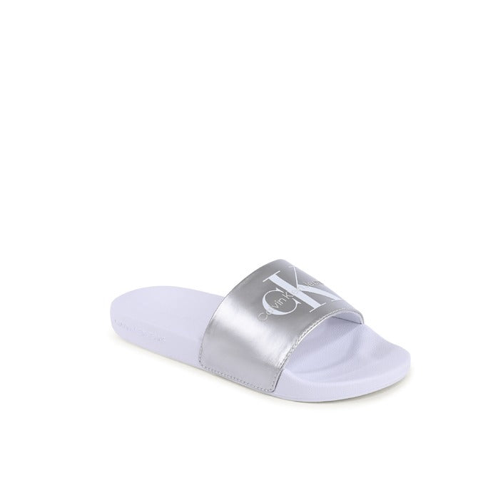 Calvin Klein - Calvin Klein Damen Flip Flops WEISS YW0YW012430K9