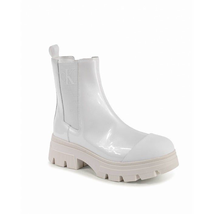 Calvin Klein - Calvin Klein Damen Stiefel WEISS YW0YW00855YBR