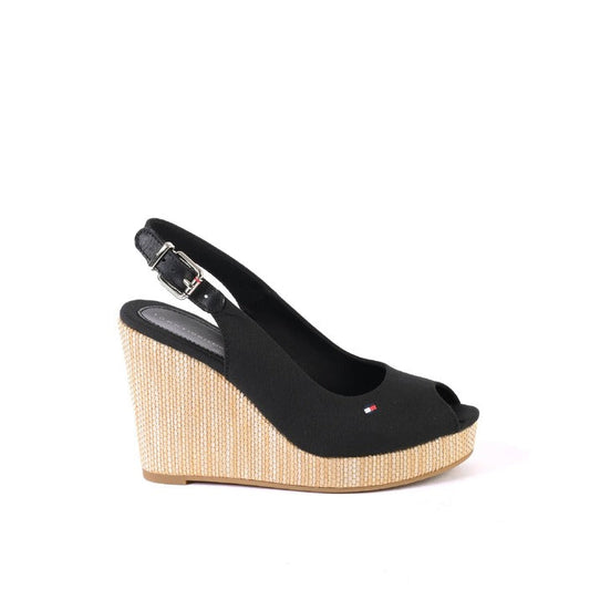 Tommy Hilfiger - Tommy Hilfiger Damen Sandale Schwarz FW0FW04789BDS