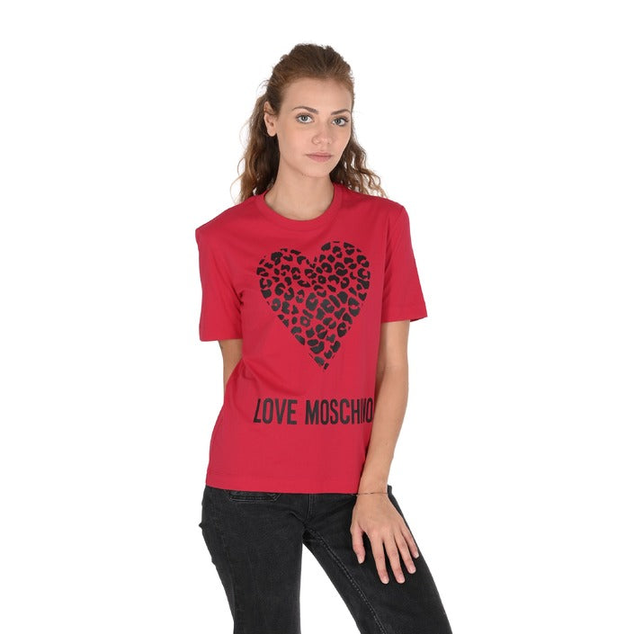 Love Moschino - Love Moschino Damen T-Shirt W 4 H06 27 M 3876 P23 RED