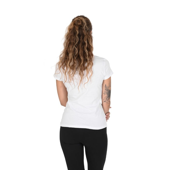 Love Moschino - Love Moschino Damen T-Shirt W 4 B19 5B M 4083 A00 OPTICAL WHITE