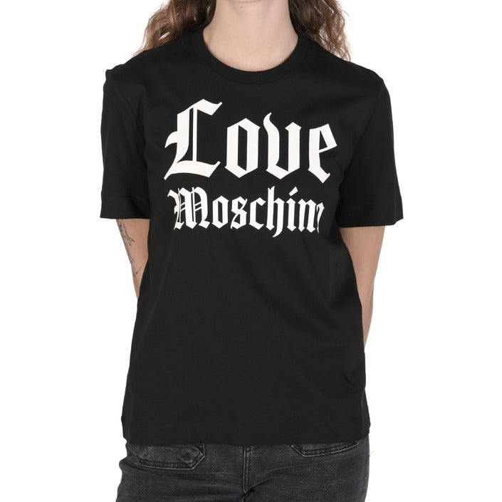 Love Moschino - Love Moschino Damen T-Shirt W 4 H06 33 M 3876 C74 BLACK