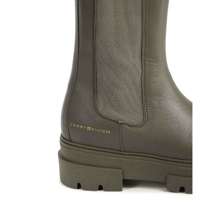 Tommy Hilfiger - Tommy Hilfiger Damen Stiefel KHAKI FW0FW06730RBN