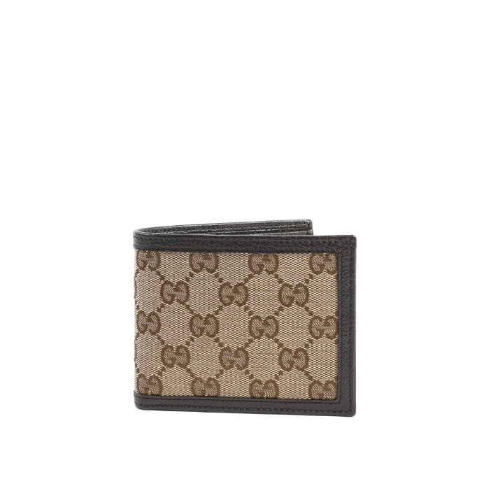 Gucci Geldbörse aus Leder und Stoff mit Monogramm 260987 KY9LN 9903