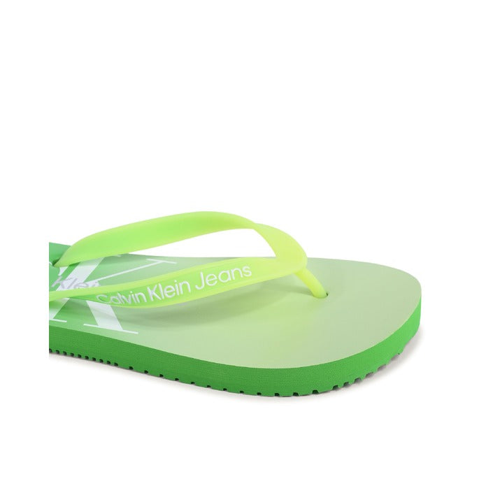 Calvin Klein - Calvin Klein Damen Flip Flops GRÜN YW0YW0140102H