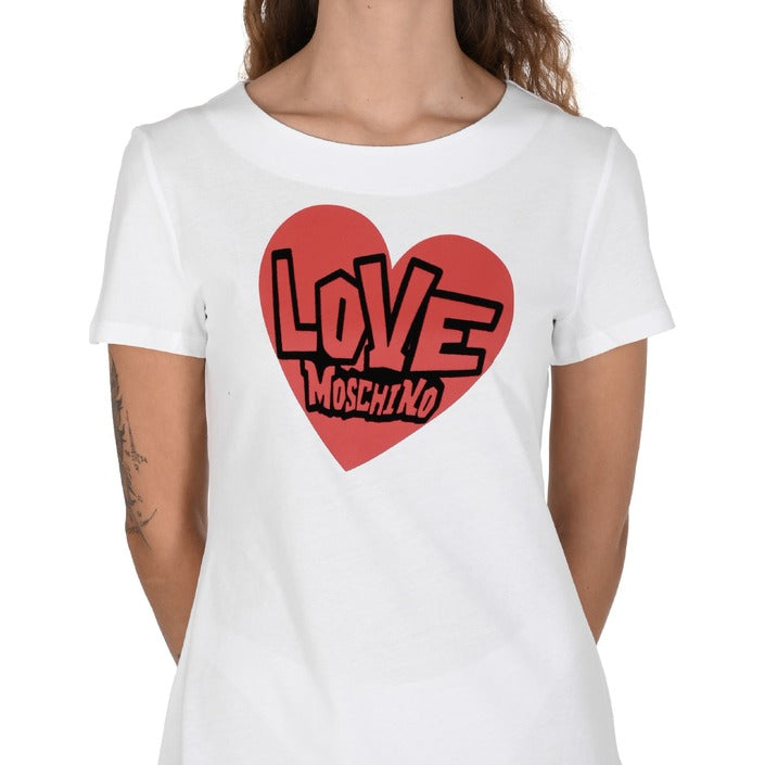 Love Moschino - Love Moschino Damenkleid W 5 929 21 M 3876 A00 OPTICAL WHITE