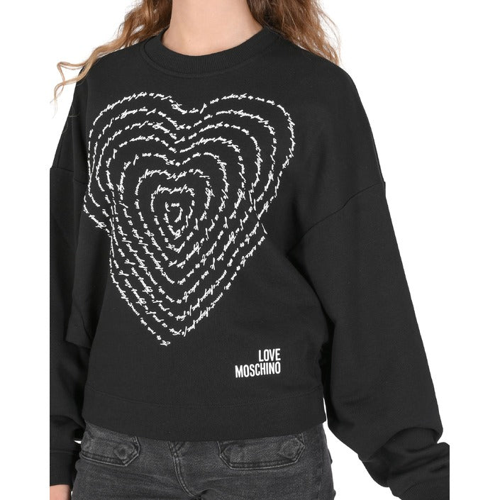 Love Moschino - Love Moschino Damen Sweatshirt W 6 431 02 M 4055 C74 BLACK