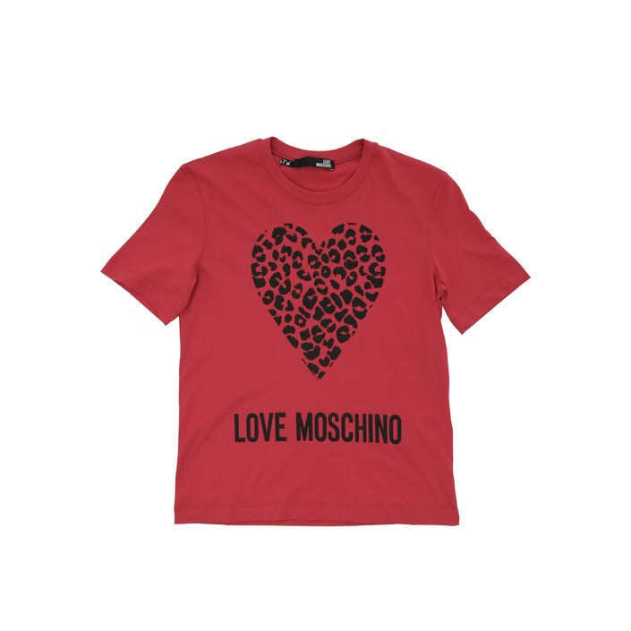 Love Moschino - Love Moschino Damen T-Shirt W 4 H06 27 M 3876 P23 RED