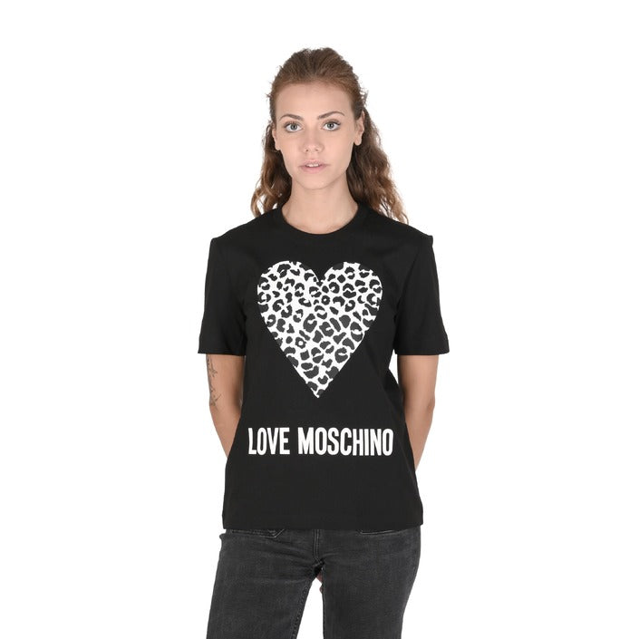 Love Moschino - Love Moschino Damen T-Shirt W 4 H06 27 M 3876 C74 BLACK