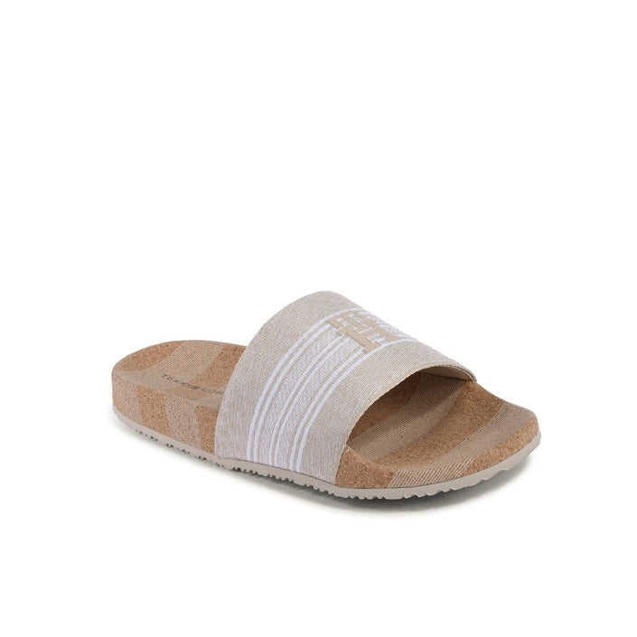 Tommy Hilfiger - Tommy Hilfiger Damen Slide Khaki FW0FW07259RBS