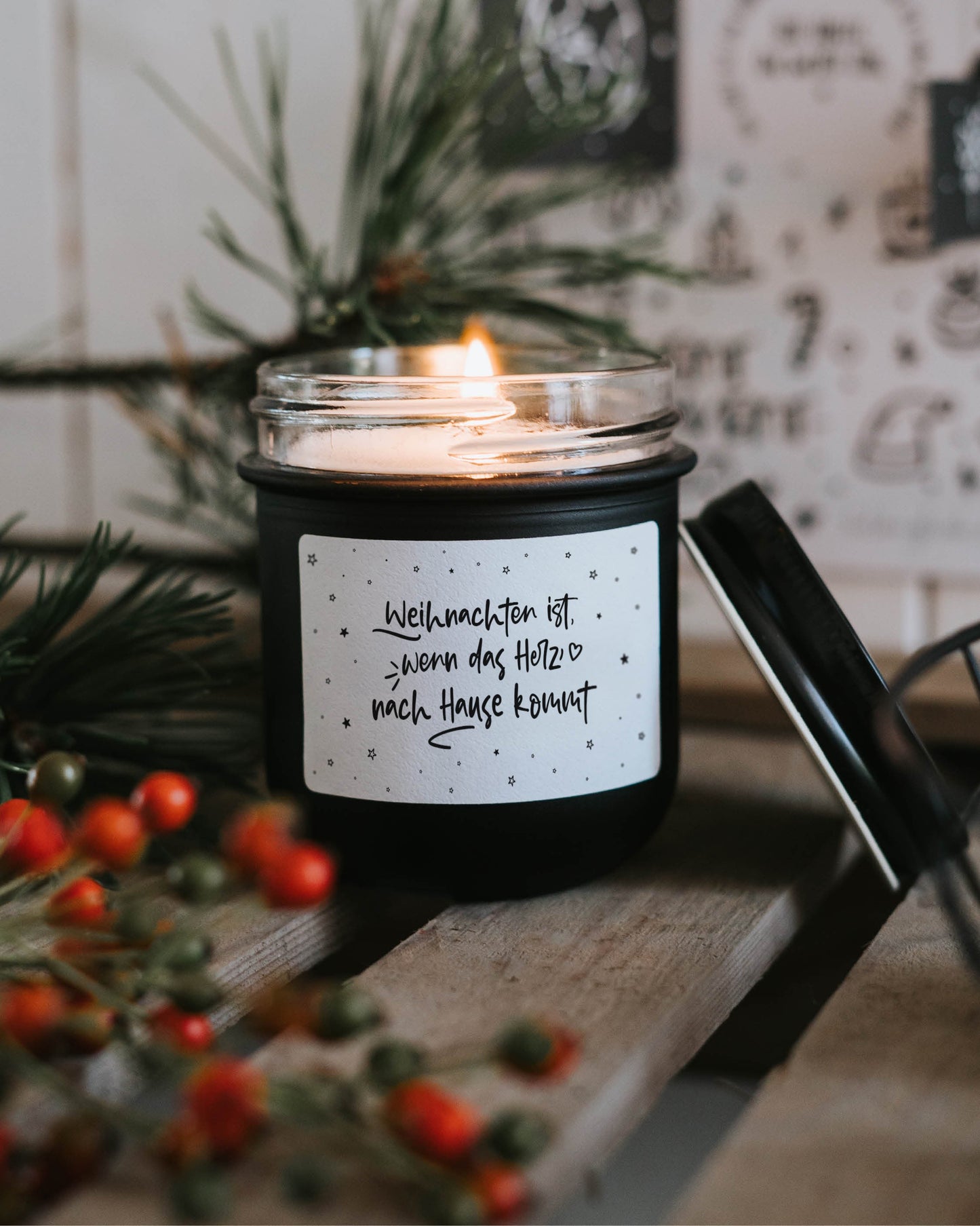 Weihnachten ist · Kerze