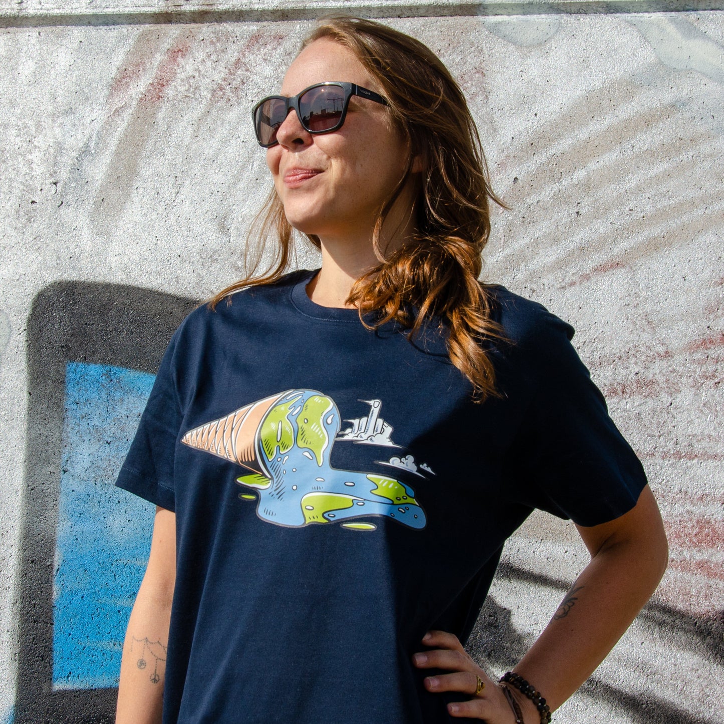 "Melting Earth" Unisex Shirt